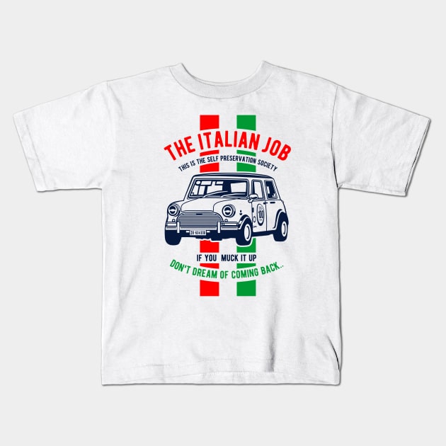 The italian Job Kids T-Shirt by OniSide